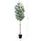 9ft. Potted Green Artificial Eucalyptus Tree